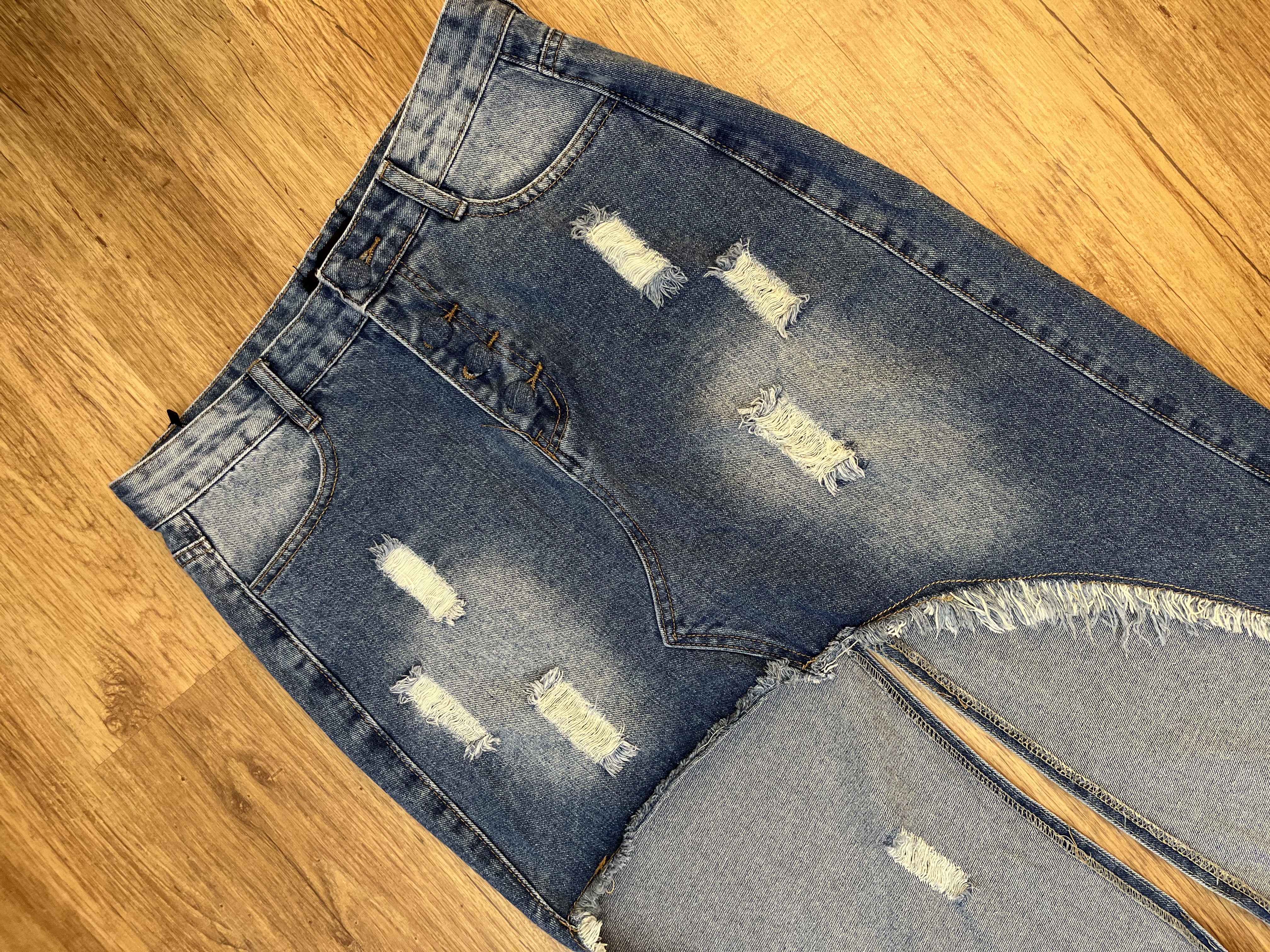 دامن جین روشن